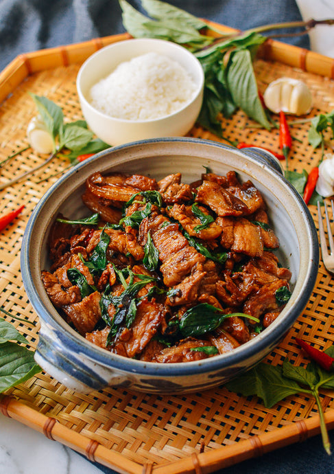 Thai Basil Pork Belly